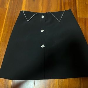 Black A- skirt